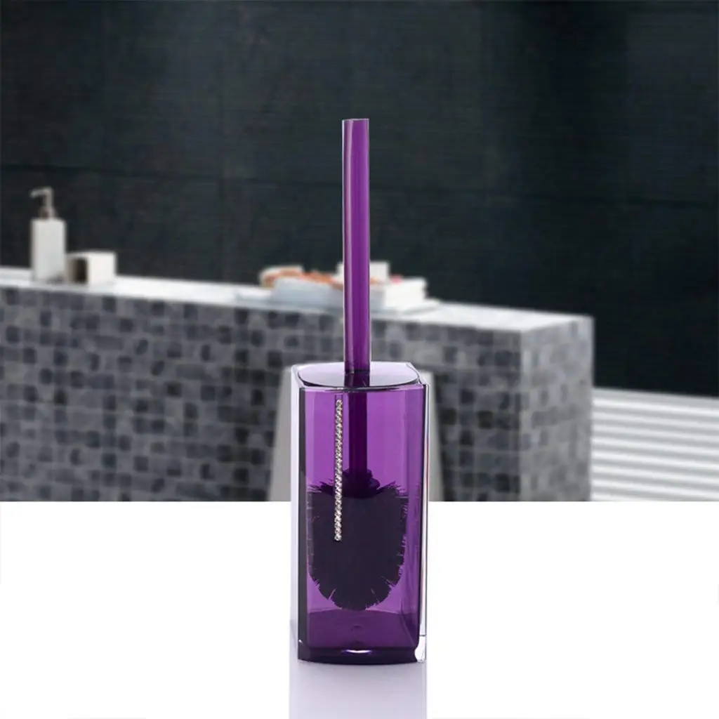 plum toilet brush