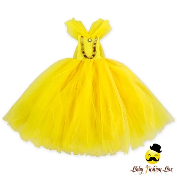 golden yellow ball gown