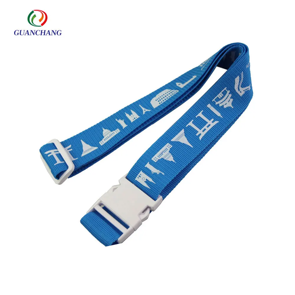 custom printed luggage straps