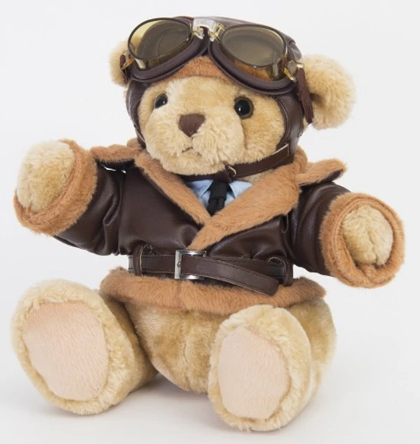 stuffed pilot bear