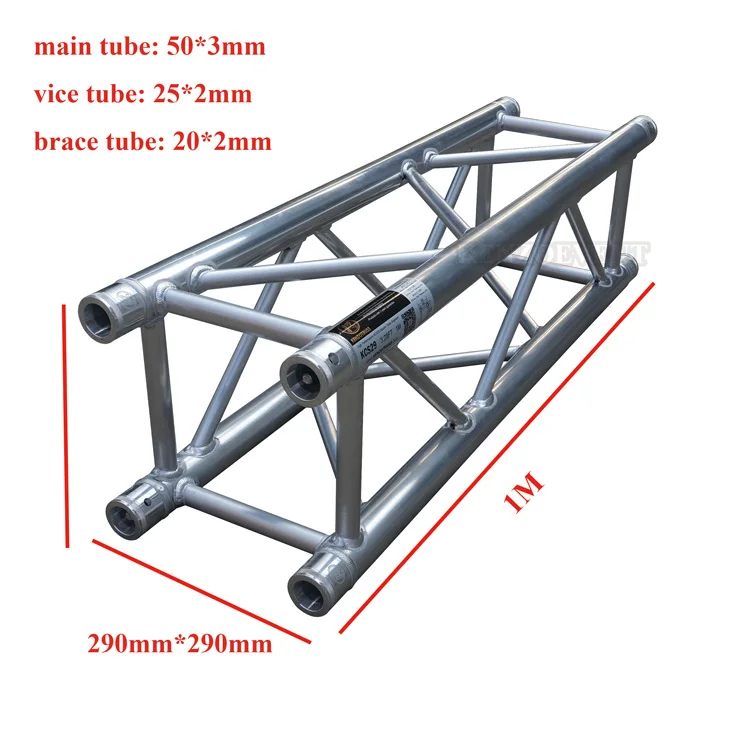 Portable Aluminum Mobile Lighting Truss Vertical Totem Curved Totem Truss