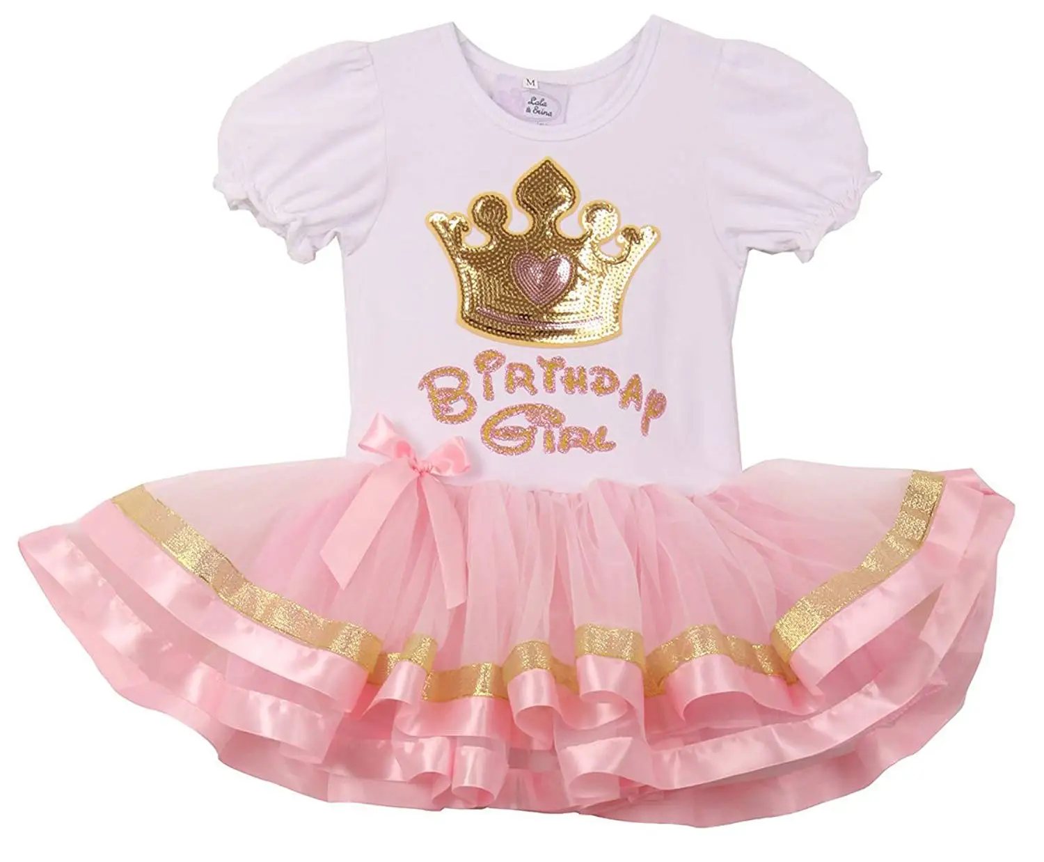 Fineser 3pcs Infant Baby Girl Dreamer Letter Print Short Sleeve Rompers+Tutu Skirt+Headband Outfits Set