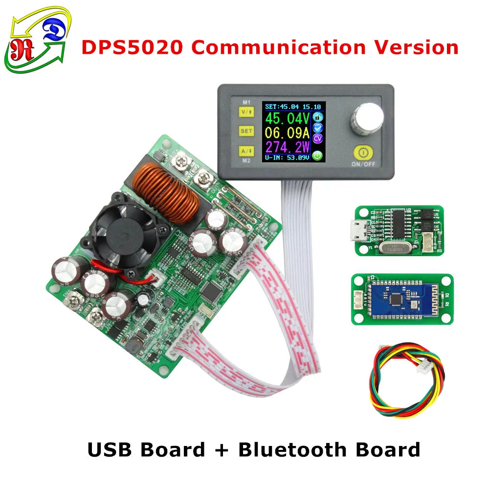 DPS5015 USB Communication Buck Power Supply LCD Step-down Voltage Converter 50V 