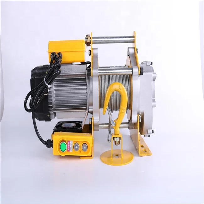 Electric Rope Pulley Hoist Wire Rope Pulling Electric Winch For Lifting