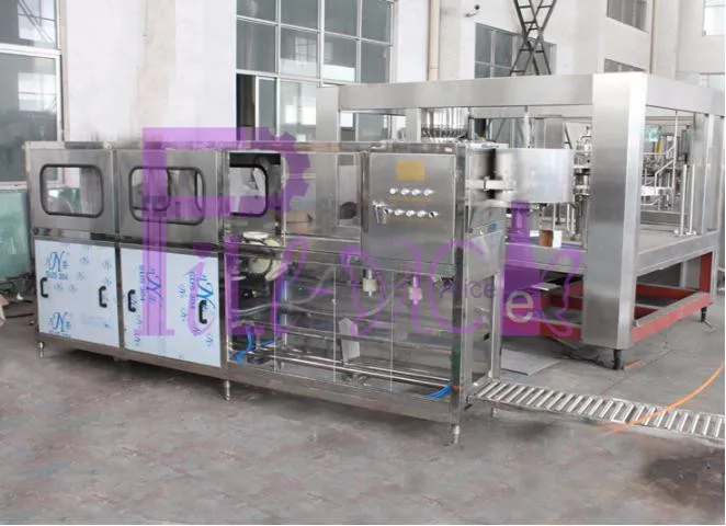 Sus 304 5 Gallon Water Filling Machine Hot Alkaline Water Washing