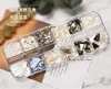 JIAXI Japanese 12designs/box Natural Shell Slice Irregular Mixed Shell Piece for DIY Nail Art Decoration
