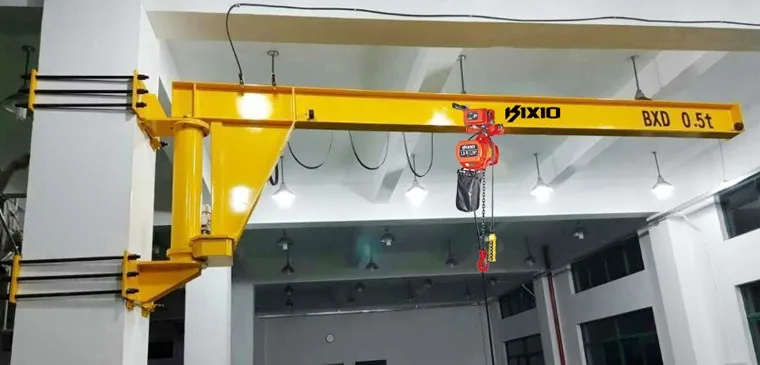 Portable Cantilever Wall Bracket Jib Crane For Hoist - Buy Jib Crane ...