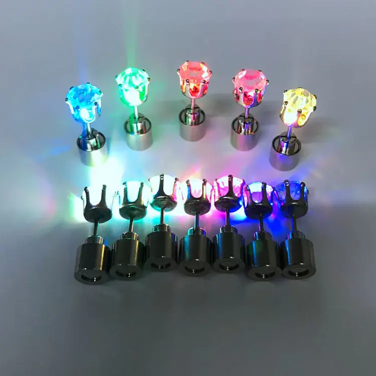 led magnetic earrings