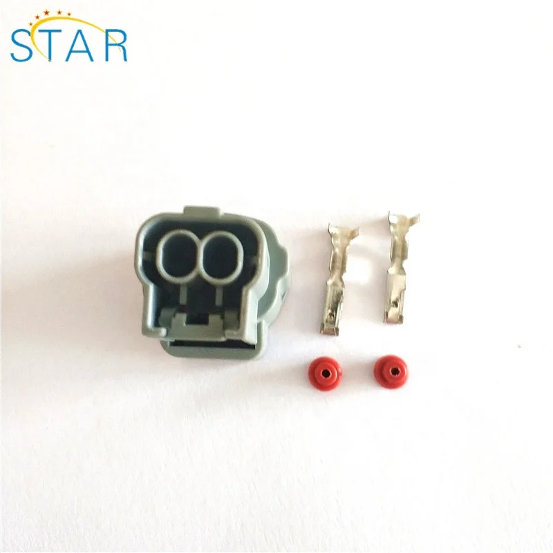 Car 2 Way Connector Grey Female Auto Terminal Connectors 61890772 6918