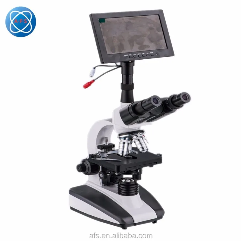 Portable Trinocular Usb Digital Lcd Screen Microscopes With Camera C108