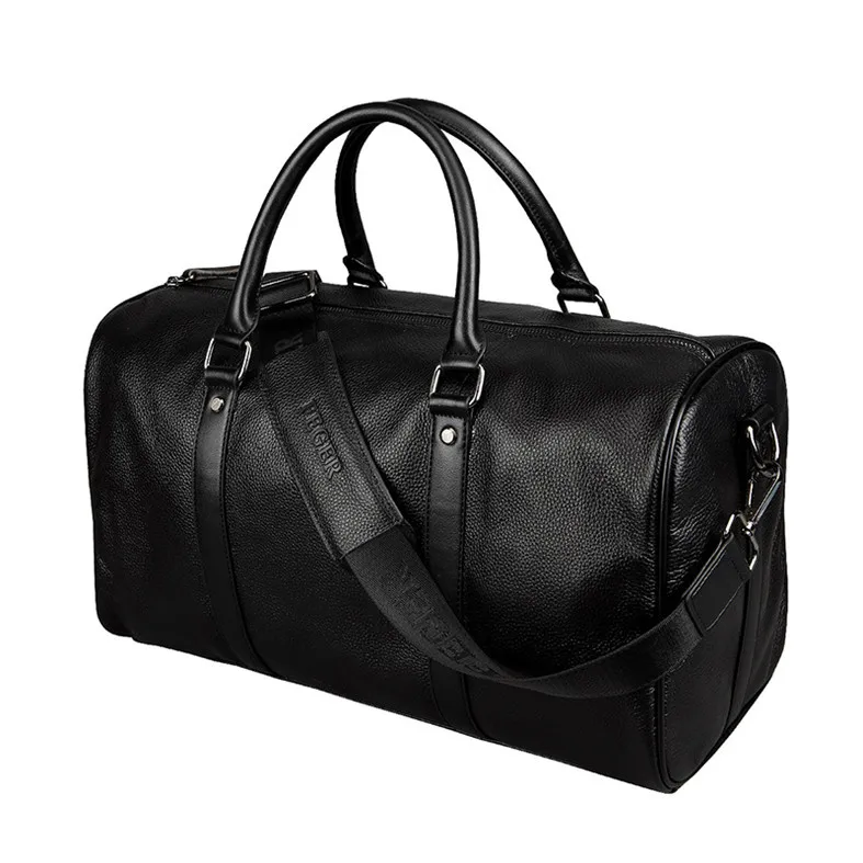 leather travel holdall