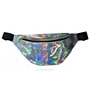 extra large white leather custom sublimation blank reflective holographic fanny pack