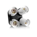4 in 1 Photo Studio Light Lamp E27 adapter holder for Four Continuous Light Bulb