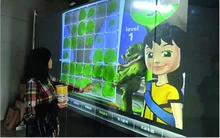 Best!! 50″ touch foil/ Real 2 points transparent interactive Multi touch film for window display