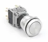 CE ROHS 8 Pins IP67 Protection Level vandal resistant push button switches