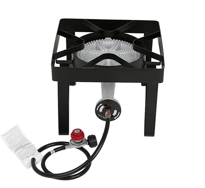 Two Ring Burner Single Gas Cooker/camping Iron Stove/bbq Cooker - Buy ...