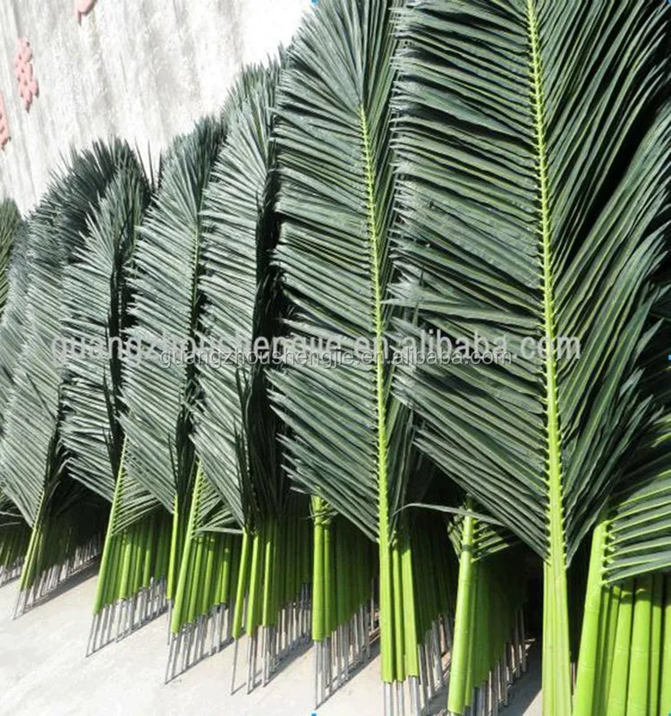 Wholesale Artificial Palm Tree Leaves Fake Coconut Leaves For