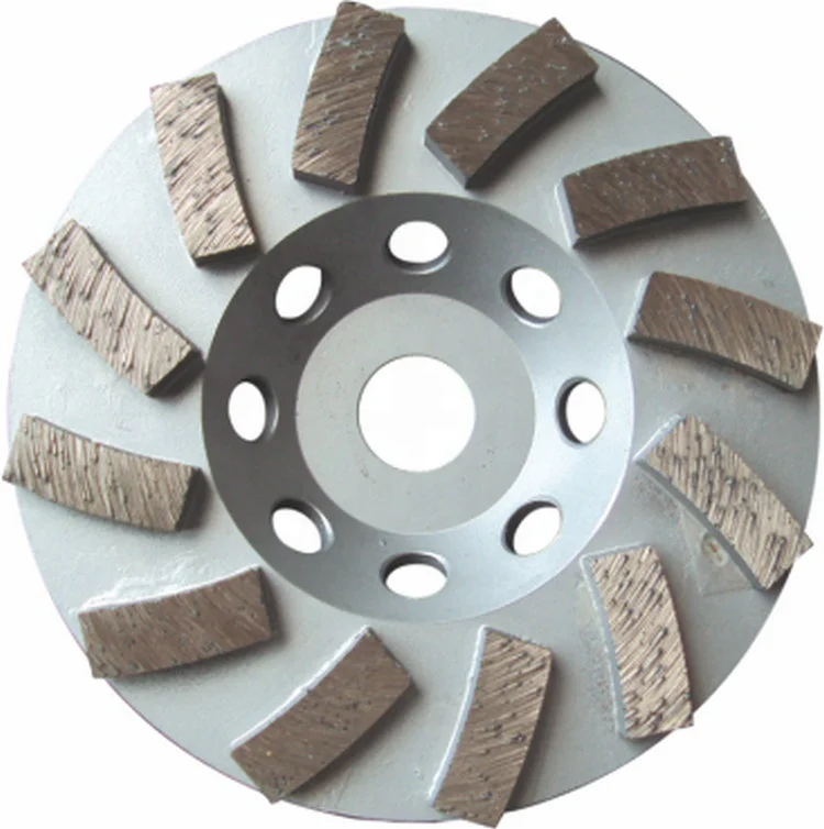 10'' Diamond Grinding Disc Head For Edco Blastrac Spe Concrete Floor
