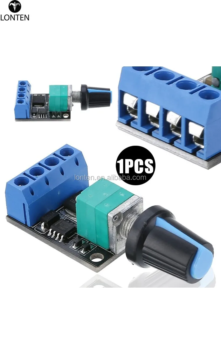 10A 5V-16V DC Motor Speed Controlling Switch LED Dimmer Controller DC Motor Speed Controlling Switch