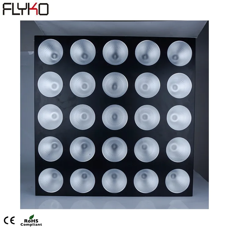 Free Shipping 25*10w 3 In 1 (rgb) Led Matrix Light 5x5 25pcs Led Matrix