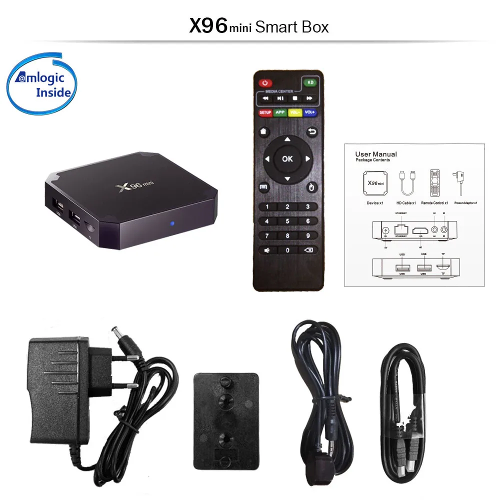 2019 New Firmware Update Tv Box S905w X96 Mini 1gb Ram 8 Gb Emmc ...