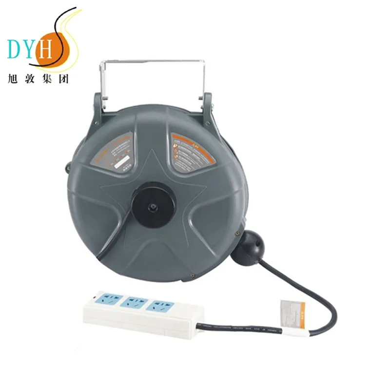 Customized Constant Force Spring Loaded Retractable Cable Reel For
