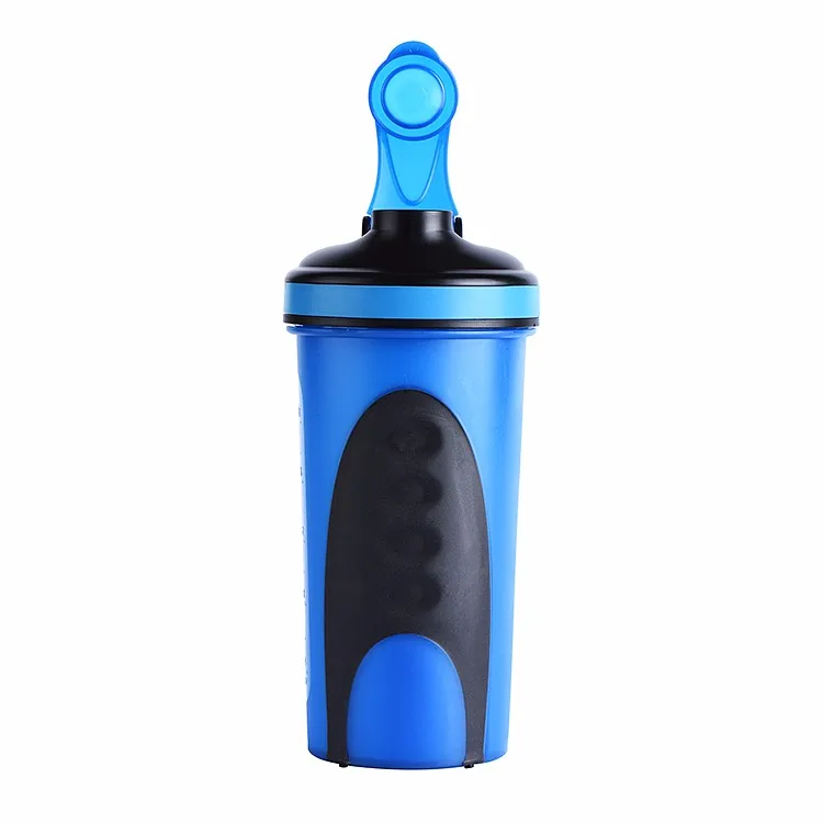 600ml Shaker With Different Lids,High Quality With Grip Shaker Bottle