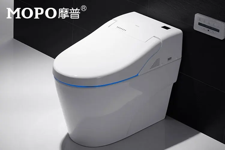 Tự Động Thông Minh Chậu Vệ Sinh Nhà Vệ Sinh Chỗ Ngồi Sưởi Ấm Gốm Một Mảnh Khách Sạn Sinh Thái Nhà Vệ Sinh Với Điều Khiển Từ Xa