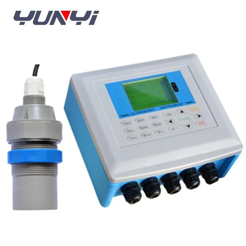 Split type digital ultrasonic fuel oil level indicator sensor