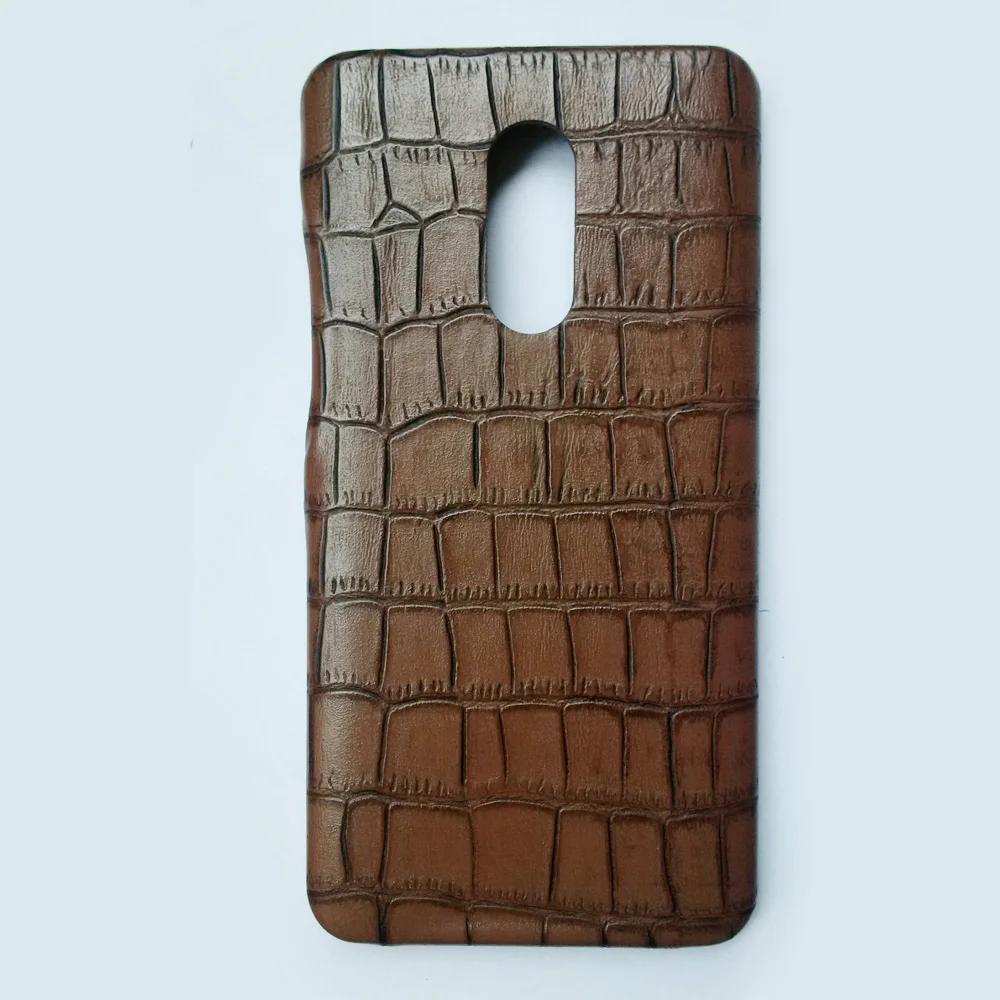 Crocodile pattern PU Leather cover For Redmi Note 4X Cell phone case