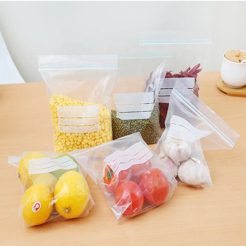 食品级包装透明塑料 ldpe 定制印刷自封式拉链袋