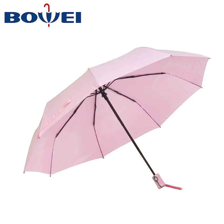 Promotion cheap 22 inch automatic 3 folding umbrellas three fold umbrella
