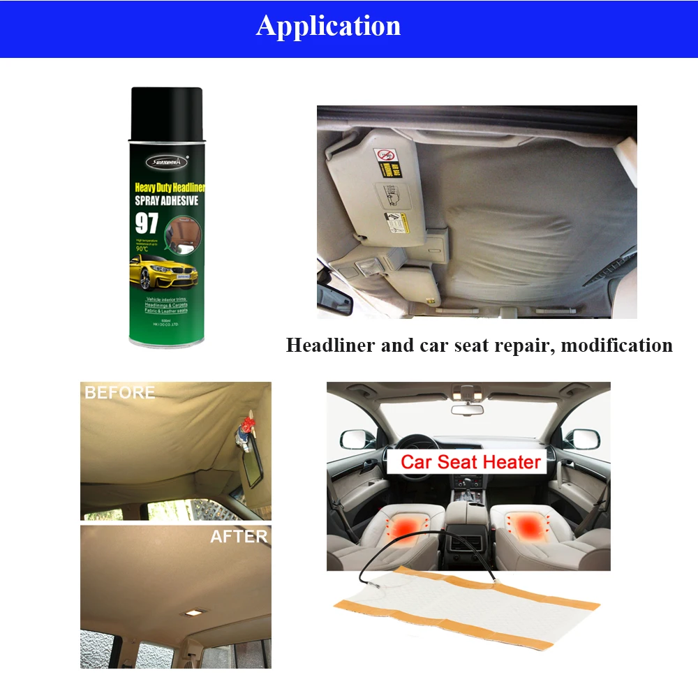 Sprayidea 97 Non Toxic High Temperature Car Upholstery