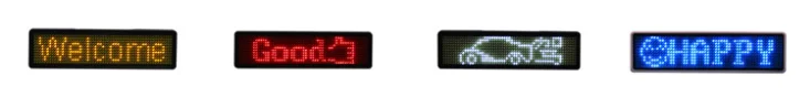 S1155 Programmable Scrolling LED Nam Tag LED Name Badge