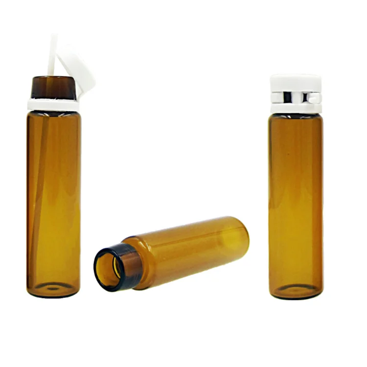 Download 10ml Crimp Cap Neck Amber Glass Vials Single Use Mono-dose ...
