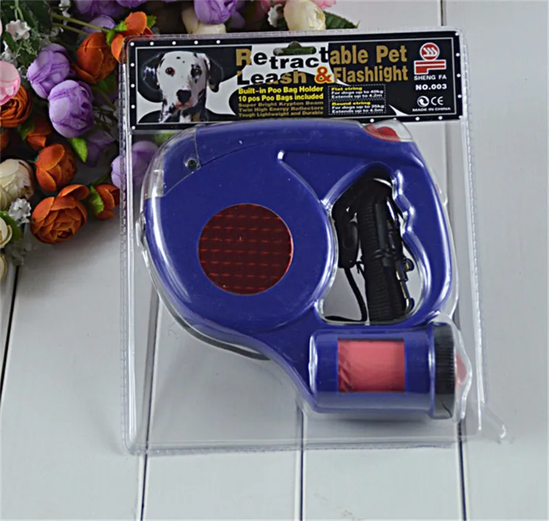 4.5m Automatic Dog Lead Retractable Dog Leash Pet Traction Rope Chain