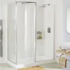 Simple and classic bathroom big rollers sliding glass shower room