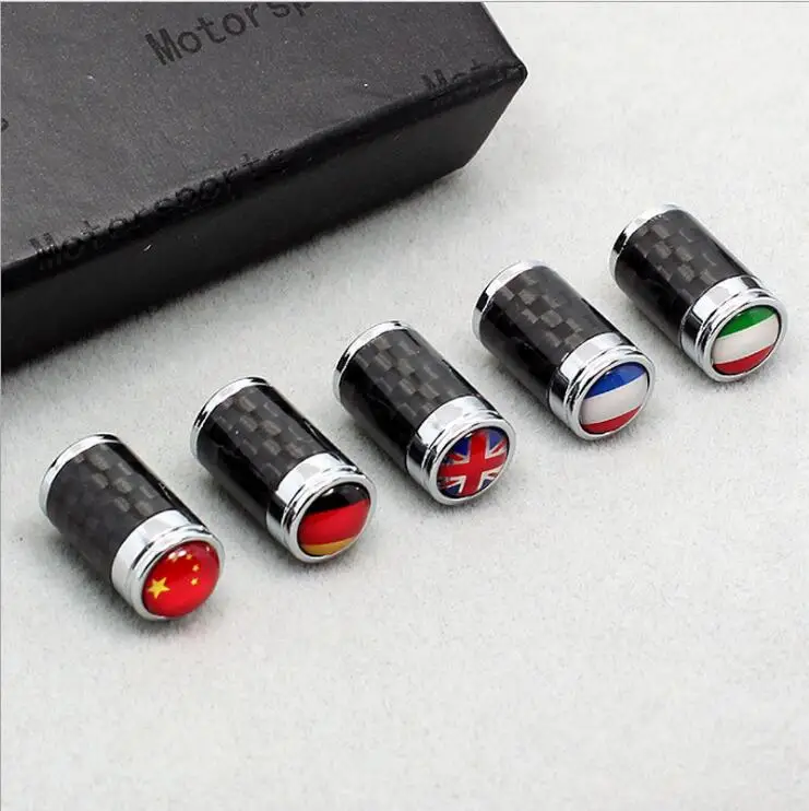 Carbon Fiber CAR Wheel Tire Air Valve Caps Stem Cover With Transformers Emblem Carbon Fiber CAR Wheel Tire Air Valve Caps Stem Cover With Transformers Emblem