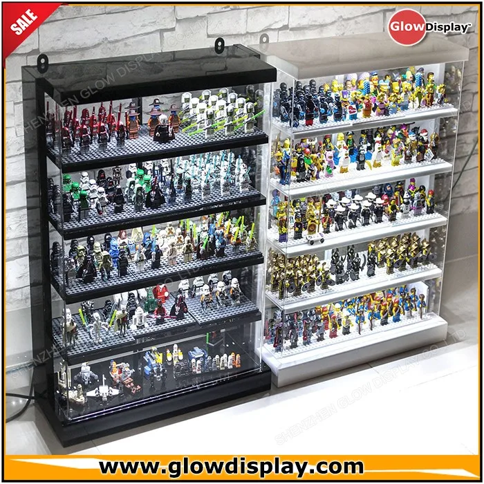 Custom Plexiglass Acrylic Lego Minifigure Display Case 