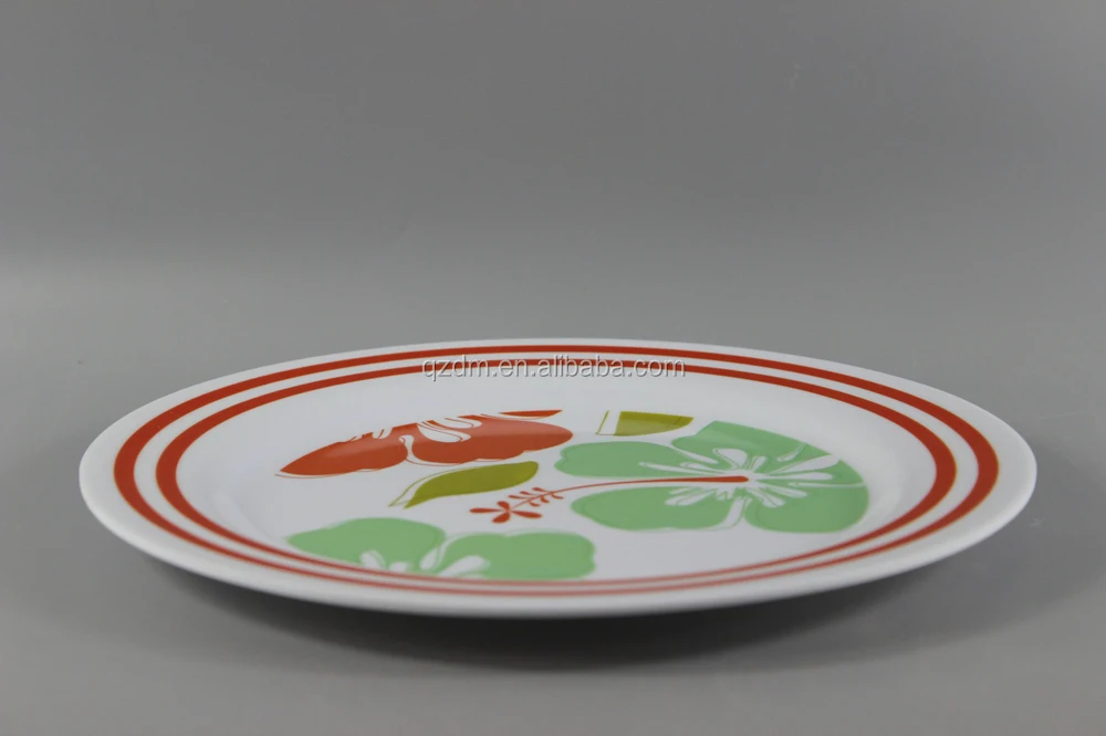 Round Melamine Dinner Plates For Western