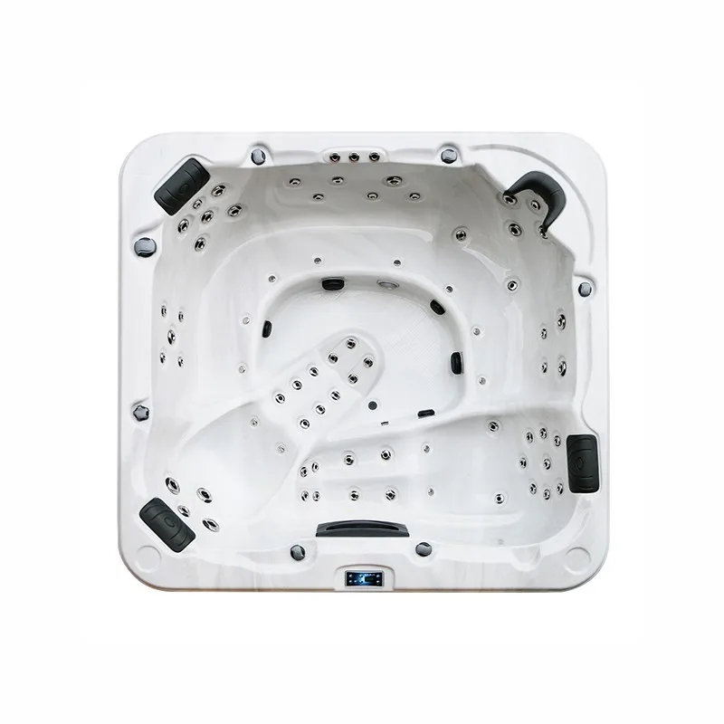 Large Outdoor Freestanding Inground Hot Tub For 8 People With Massage