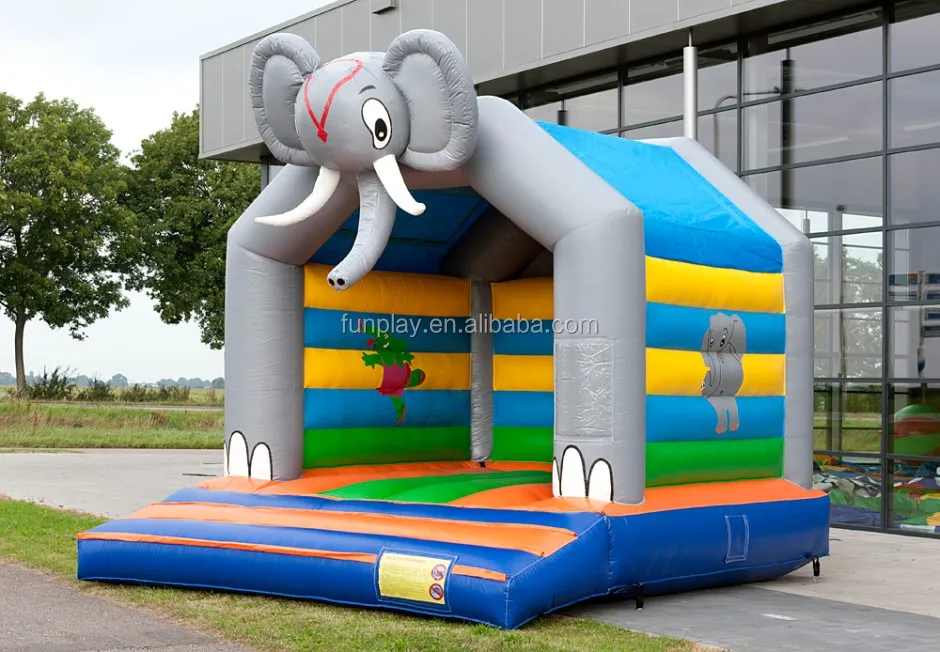 Ce Elephant Theme Baby Bouncer,Small Size Air Bouncer Inflatable