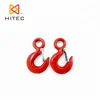 with certificate wire rope Painted red Eye hoist hook with latches China