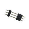 Double Plastic 3 Pin Single Row 2.54mm Pitch Pin Header