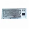 IP 65 panel mounting stainless steel keyboard with 67 keys and touchpad