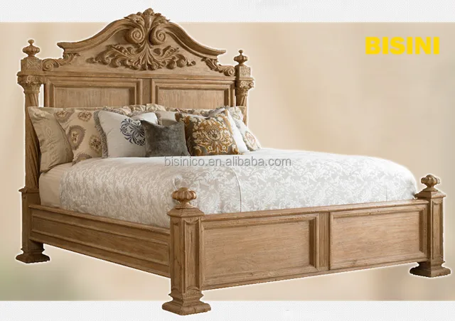 Luxury Spanish Colonial Revival Style Bed Retro Bedroom Furniture Wooden King Size European Palace Hand Carved Bed Buy Luxury Bedroom Furniture Hand