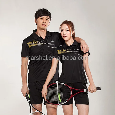 Kemeja Tenis  Meja  Olahraga Bulutangkis Shirt Desain  Unisex 