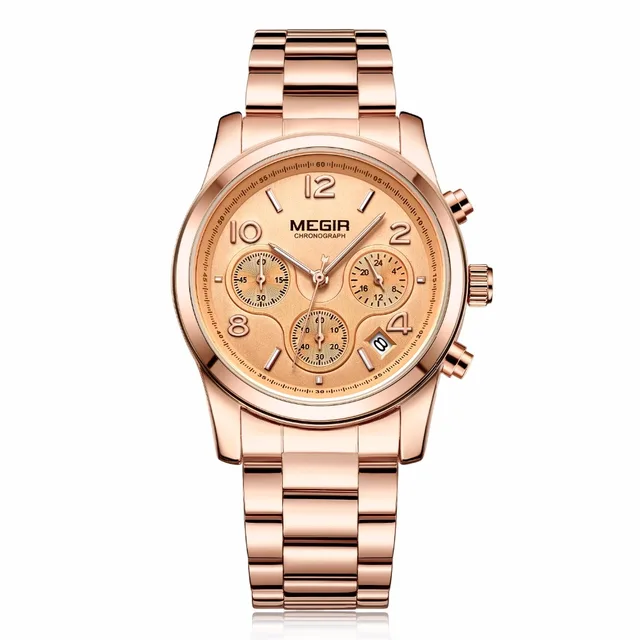 new megir female watch fashion trend multi-function timer