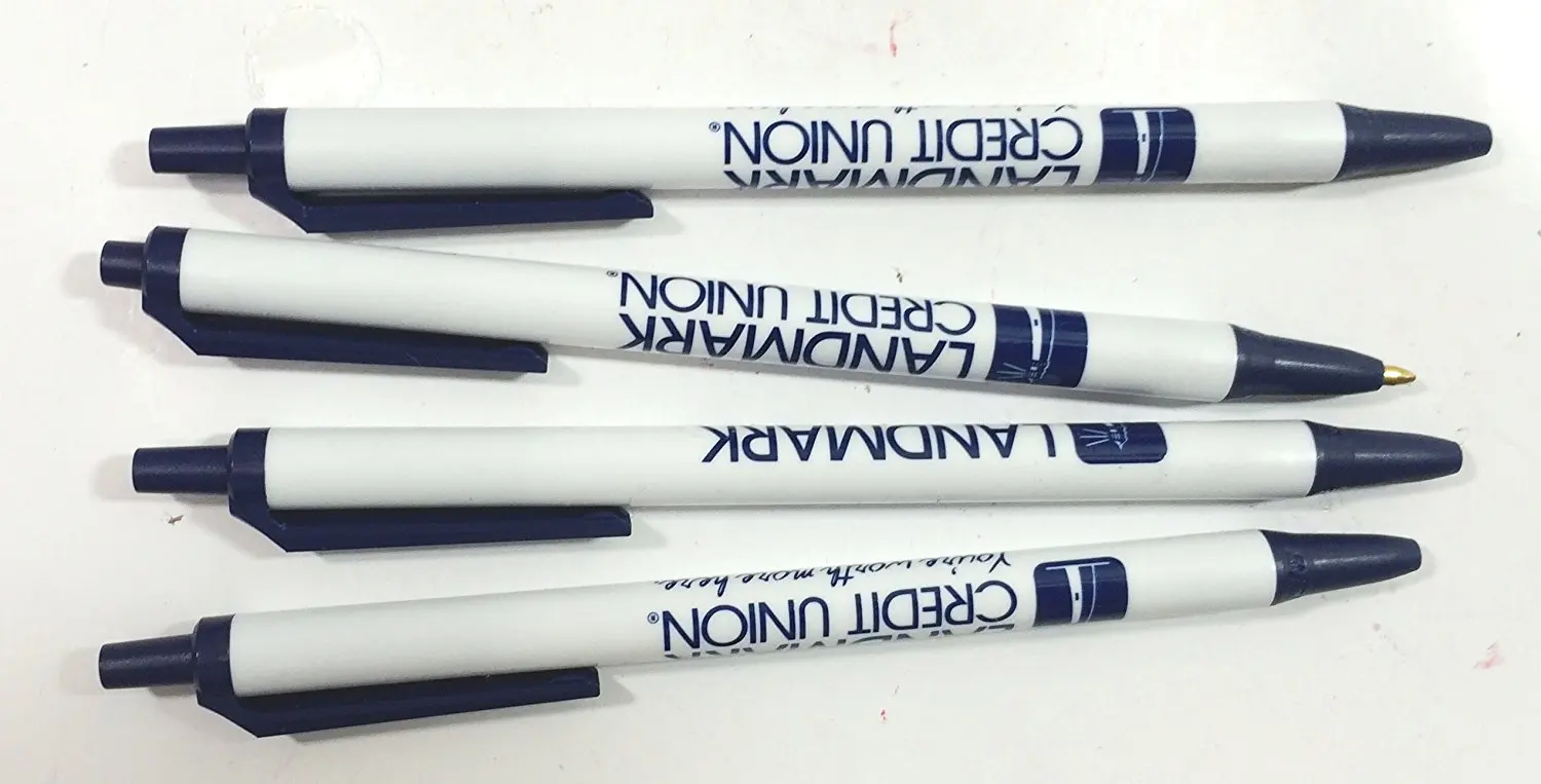 50 BiC Graphic Promotional Pens - Smoke - Black See Description