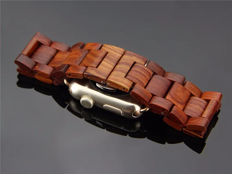 Integrated Watch Bands Oem Intelligent Watch Strap Wooden Watch Band